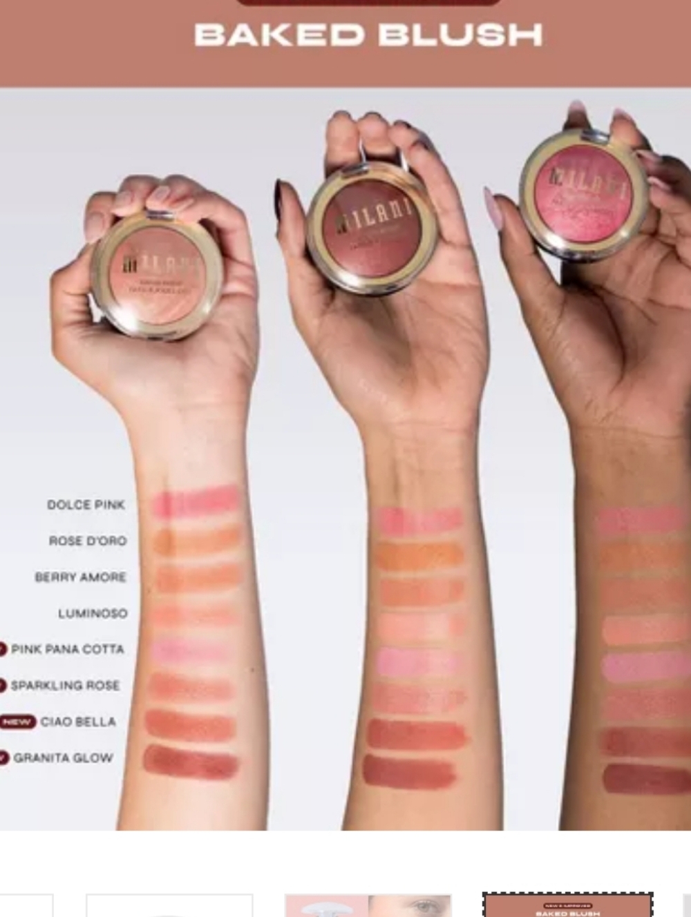 Milani Baked Blush – NEW LUMINOSO - Picture 7 of 8